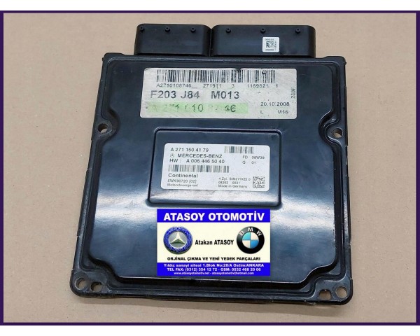 MERCEDES W203 CLC180 MOTOR BEYNİ 2719002200 2711504179 , 2719002100 0004465040 A2719002200 A2711504179 A2719002100 A0004465040 5WK90733 5WK90720 5WK90734